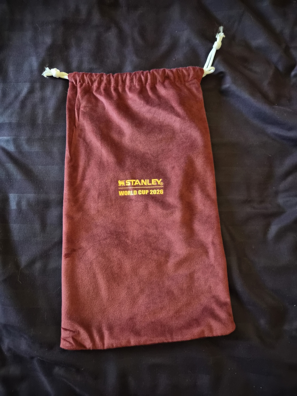 Stanley Maroon Drawstring Pouch - USA World Cup 2026